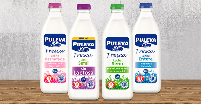 Gama de leche fresca de Puleva