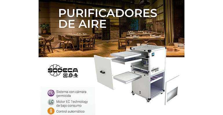 Purificadores de aire sodeca