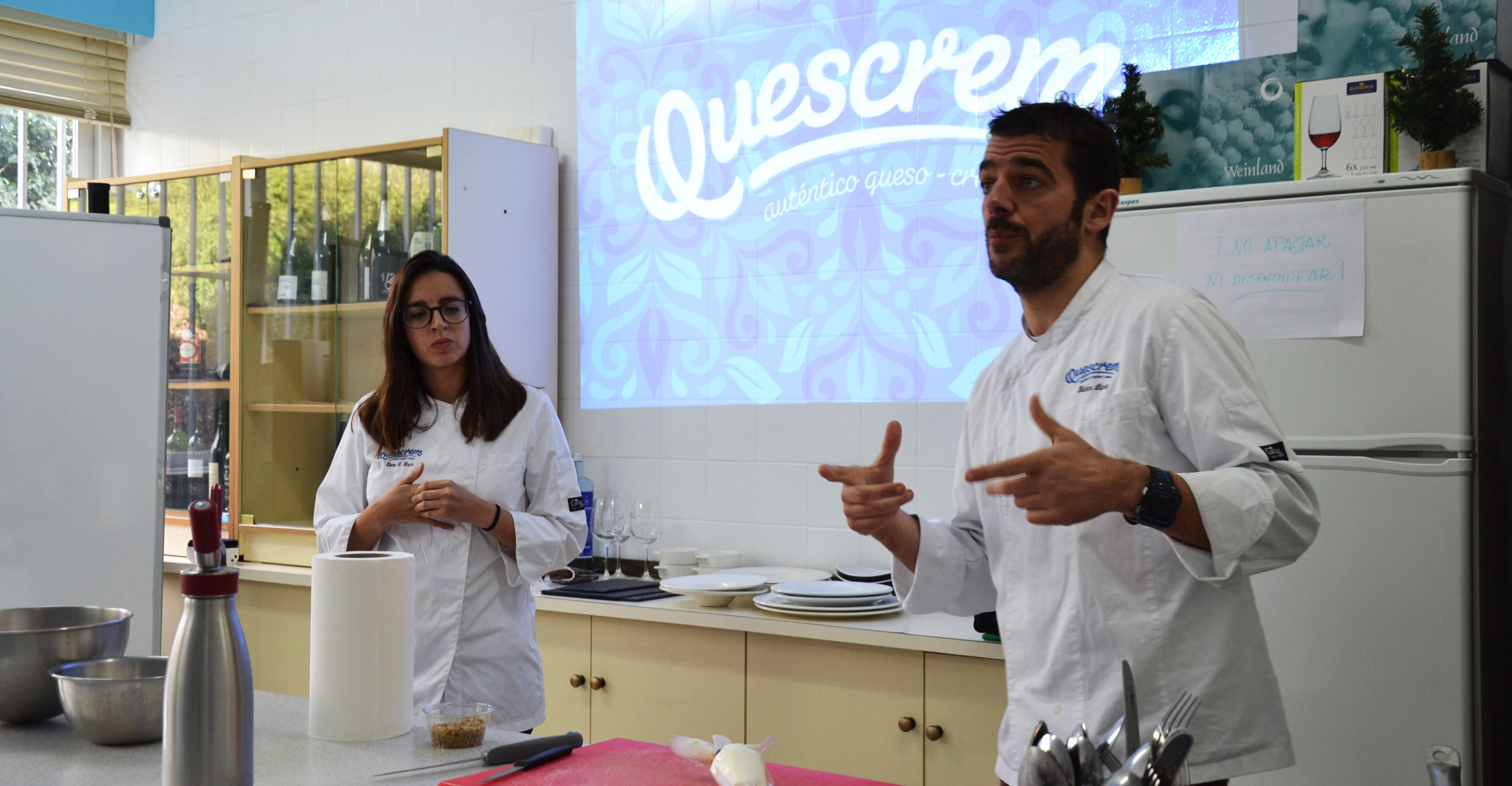 Héctor López, chef ejecutivo de Quescrem