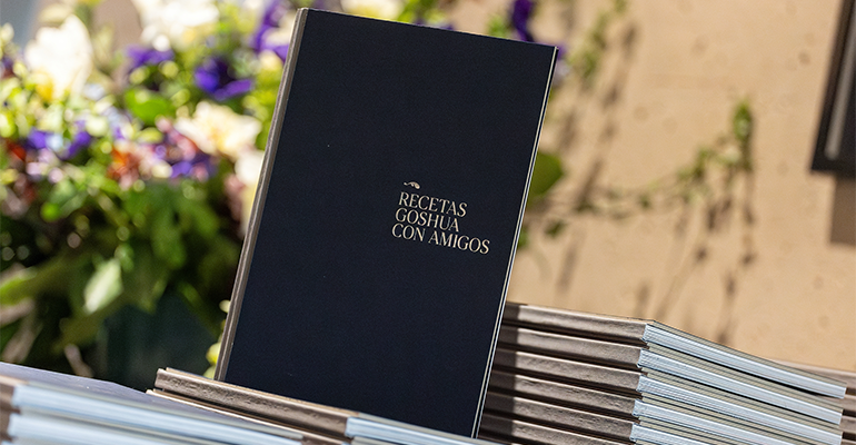 libro recetas con amigos goshua