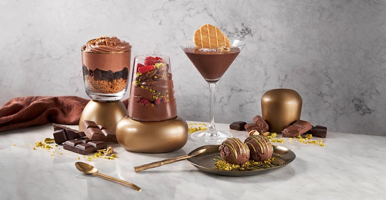 Postres rentables, variados y sin complicaciones con la mousse de chocolate Carte d´Or Professional