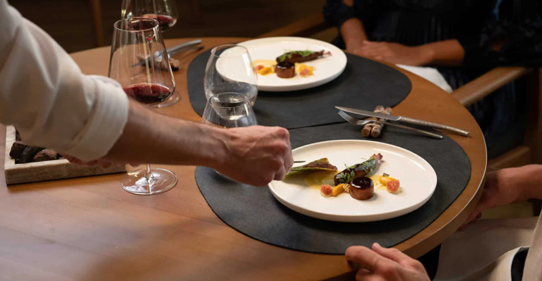 restaurante retama manteles