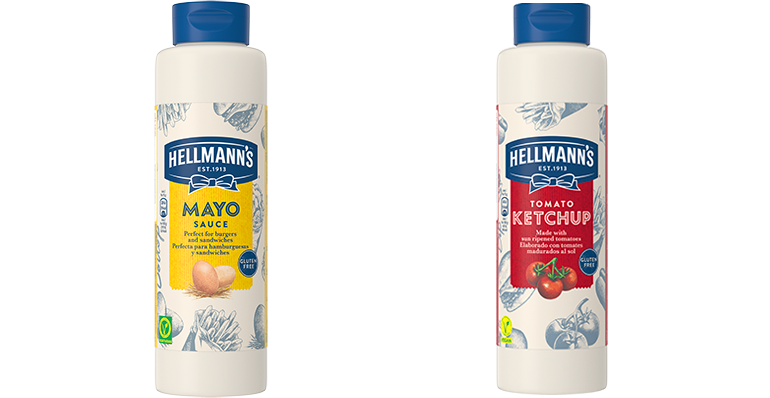 Hellmann´s completa su propuesta para casual food, tapas y platillos con el lanzamiento de su Mayonesa y Ketchup