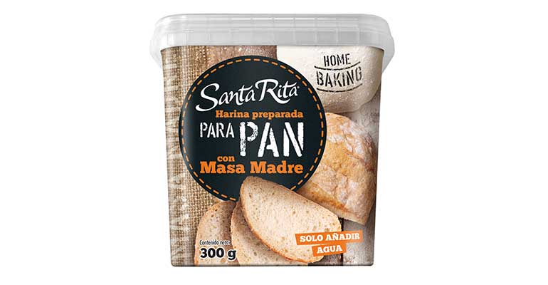 Santa Rita harina preparada pan masa madre