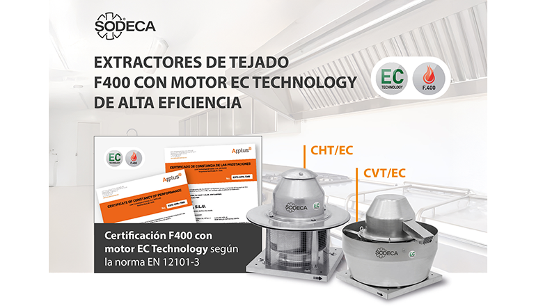 Extractores de tejado para hoteles y restaurantes