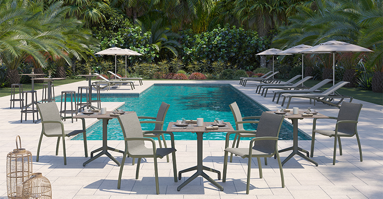 sunset green grosfillex