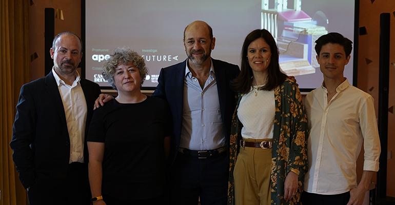 Xavi Calvo, Pepa Casado, José Miguel Pellicer, Alicia García y Mateo Climent