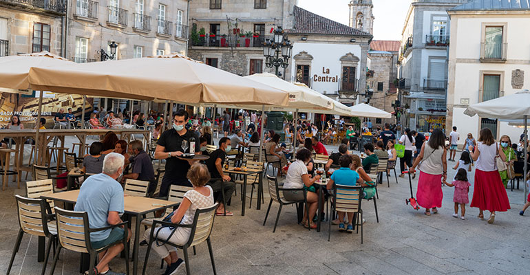 Turistas en Vigo