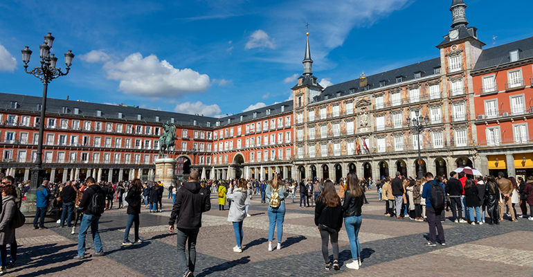 turistas madrid invierno