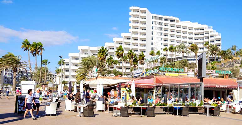 Turistas en Canarias