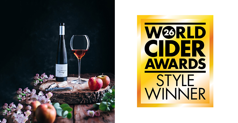 Valverán 20 Manzanas, elegida Mejor Sidra de Hielo en los World Cider Awards 2026