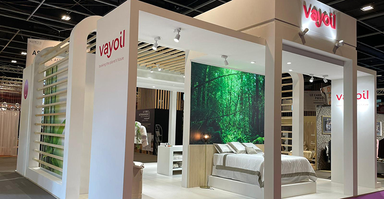 Stand Vayoil Textil en Equiphotel 2