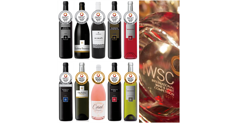 Vinos Inurrieta premiados