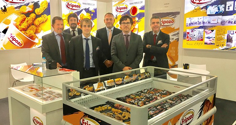 El equipo de Fripozo en la feria Anuga 2017