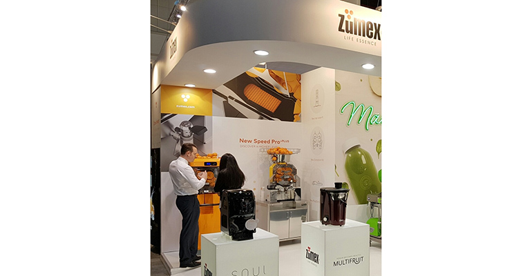 Stand de Zumex en Internorga